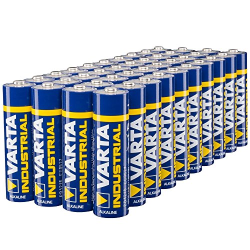 VARTA Industrial Pro – Confezione Da 40 Pile AA Alcaline 1.5V, Made In Germany, Imballaggio Ecologico