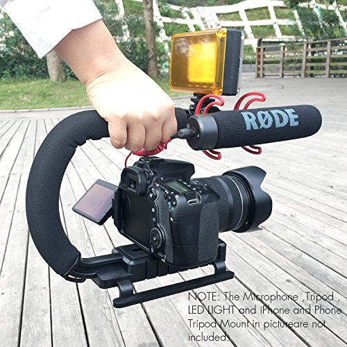 Stabilisateur C-grip Triple 3 Chaussure Supports vid o d action de stabilisation Poign e grip Rig pour iPhone 7 Plus Canon Nikon Sony DSLR Camera Camcorder reviews Stabilisateur C-grip Triple 3 Chaussure Supports vid o d action de stabilisation Poign e grip Rig pour iPhone 7 Plus Canon Nikon Sony DSLR Camera Camcorder
