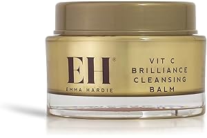 Emma Hardie Vitamin C Brilliance Cleansing Balm (50g) - Brightening & Illuminating Cleanser with Vitamin C, Cranberry Seed Oil & Vitamin E, Deeply Cleanses, Hydrates & Revives Dull Skin