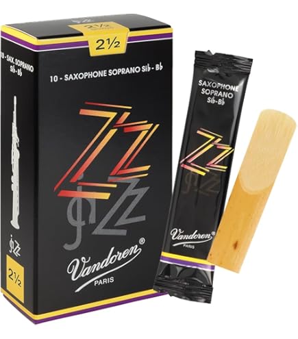 Vandoren ZZ Saxophone Soprano n°2.5 x10 Box Saxofoon riet