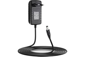 KSIBNW Alimentatore DC 12V 3A 36W universale AC 100-240V 50/60Hz trasformatore LED 3000mA max, nero