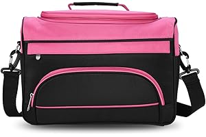 Restokki Borsa da Barbiere Professionale All-in-One: Capacità Ampliata con 8 Scomparti & Tracolla Regolabile, Perfetta per Asciugacapelli, Strumenti da Parrucchiere e Viaggi