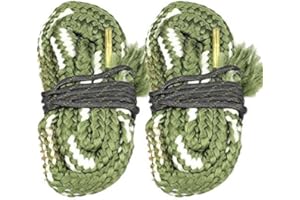 Rainbow_Road 2 unids Caza Bore Cleaner Gun Pistola Barril Limpieza Cuerda Kit 20 GA Calibre para Carabina/Escopeta/Pistola/Rifle