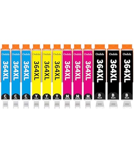 Ouguan&reg; Compatibile Per HP 364 XL Cartucce Per Stampante HP Deskjet 3070A 3520 Officejet 4620 4622 Photosmart 5510 5515 5520 5524 6510 6520 7510 7520 B010a B109a (2 Ciano, 2 Magenta, 2 Giallo