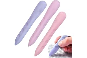 HBERCAI 3 Stück Dreieckradierer Grip,Weicher 2B-Radierer,Radierer Radiergummi Set,Weicher Radierer, Aesthetic Radiergummis, Dreieck Radiergummi für Schule, Skizzen, Gemälden, Künsten 10 × 1.5cm-Stil 2