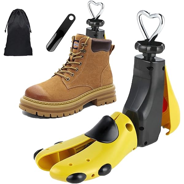UPP Schoenspanner voor dames- en kinderschoenen, schoenspanner voor maten 32-43, schoenbreedte, schoenspanner - van grenenhout incl. draaimechanisme, rekt schoenen in lengte en breedte I 1 stuk
