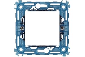 Vimar 0R19602 Halterung mit Griffen, Blau, transparent, 2 Module