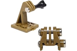 AOUTACC Adaptateur de Support pour Supports Picatinny Rails Support de Base de Casque NVG Caméra GoPro