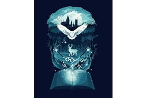 JIEYISIER Livre magique de peinture par numéros pour adultes, Harry Potter par numéro, école magique, peinture par numéro, école de Poudlard, convient pour les enfants et les débutants, 16x20 pouces