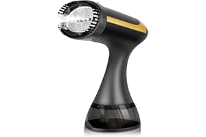 Steamer Dampfglätter 1500W, Viafexna Dampfbürste Steamery mit 350ML Wassertank, Quick De-Wrinkle Dampfbügler, für zu Hause, auf Reisen Oder Beides