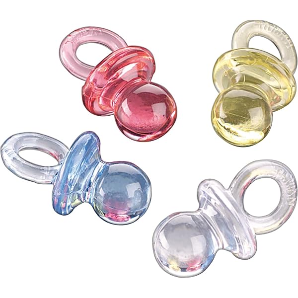 Toyvian Décorations De Baby Shower 50 Tétines Miniatures Décoratives Pour Bébé