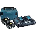 MAKITA 198567-1 18VLITHIUM ION POWER SOURCE KIT 2x BL1850B + 1x DC18RD
