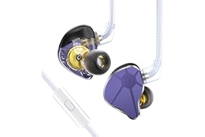 EZ EAR Monitor intrauditivo CCZ BC04 Auriculares HiFi DD&BA Controlador dinámico Detalles ricos Auriculares intrauditivos con cable IEM Deep Bass con cable desmontable de 2 pines para teléfono, PC,