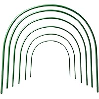 Moonvvin Gewächshaus-Stützreifen, 6 Stück, verstellbar, 1,2 m lang, für Gartenpflanzen