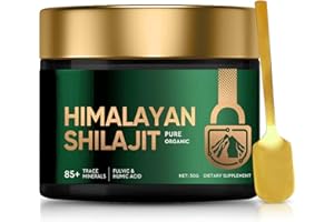NNPCBT Shilajit, Shilajit Puro Himalaya, Integratore Originale di Shilajit, 60 Dosi