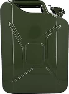 Unitec 73855 jerrycan, 20 l, van plaatstaal, voor alle soorten