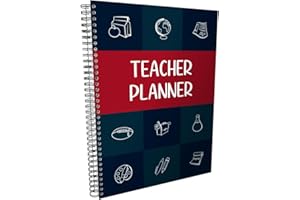 OPTILIVING PUBLISHING Undated UK Teacher Planner - A4, Primary/Secondary School, 7 Subjects/Periods
