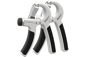 PORTENTUM Hand Grip 2pcs, Ejercitador de Manos Ajustable de 5-60kg, Fortalecedores de Mano para Entrenar el Agarre, la Fuerza de Los Dedos, la Muñeca, Antebrazo Ejercitar