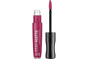 Rimmel - Rouge à Lèvres Stay Matte Liquide - Fini mat - Waterproof et sans transfert - 820 Heartbeat - 5,5ml