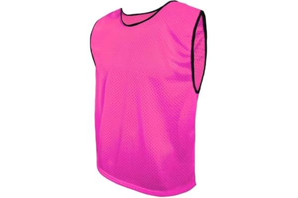 SPORTSBIBS Maillots de Football, Gilets d’entraînement Sport, Chasubles pour Enfants, Juniors et Adultes, Chemises de Foot, Dossard Hommes et Femmes. Variété de Tailles et Couleurs, Non Logo