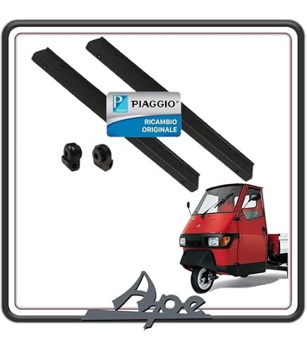 Cinghia Fermaporta Per Piaggio Ape MP 500 501 600 601 &ndash; Ricambio Originale 175074, Rosso