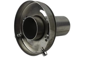 STREETANDTRACK Silencer Schalldämpfer Einsatz 3,5“ 85-89mm Einstellbar DB Killer Auspuff Muffler