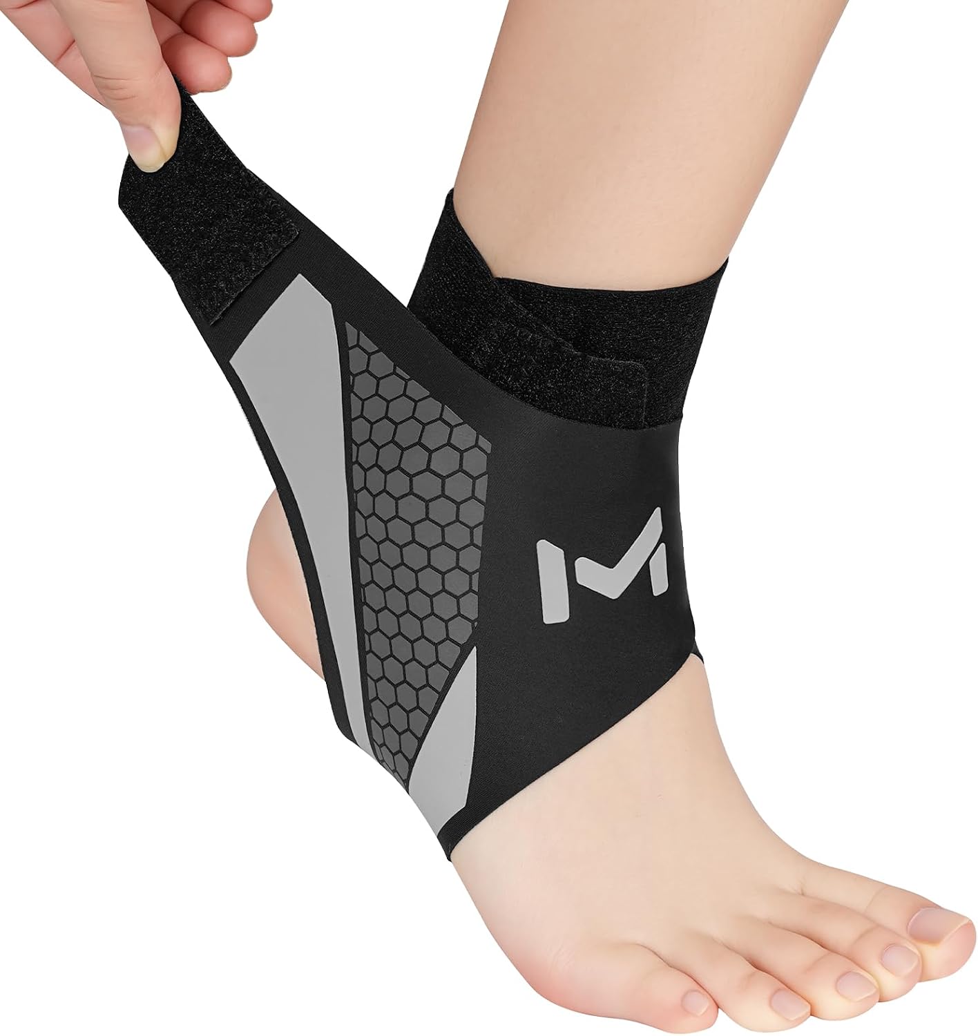 Beugo Tobillera para Esguince, Tobillera Deportiva, Lateral Tobilleras Esguince Ajustable, Diseño en Y, Ankle Support Protector de Tobillo Par Unisex para Deporte Correr Fútbol, Tamaño único
