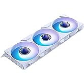 Phanteks M25-120 Gen2 Reverse Blade Triple Pack, 3X 120mm ARGB High Performance Cooling Fans, Daisy Chain Combined Fan