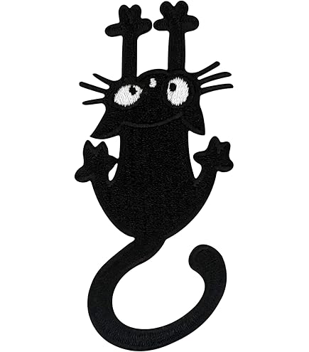 Écusson Thermocollant Ou à Coudre – Motif Chat – Neuf