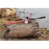 FLADEN Matt Hayes Adventure (1.8m/6ft) KIDS PIGGSY Fish4Fun Pink Telescopic Rod/Matching Reel/Line Spinning Lure And Training