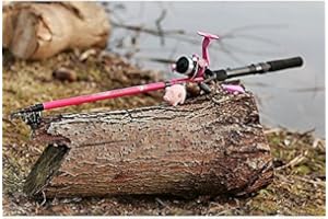 FLADEN Matt Hayes Adventure (1.8m/6ft) KIDS PIGGSY Fish4Fun Pink Telescopic Rod/Matching Reel/Line Spinning Lure And Training Weight/Guide Book Fishing Combo - Ideal Set For Young Kids [99-7590898]