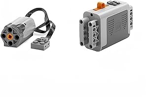 SIELLMY Technik Power Functions Set für Technic Autos, Technik M Motor und Batteriebox Kompatibel mit Lego Technic 8881 8883 8293