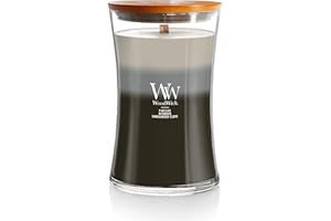 Woodwick Świeca, Czarny/Szary, 610 g