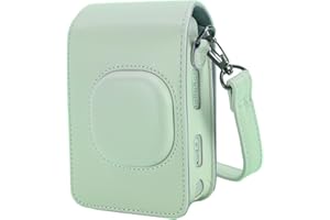 Phetium Custodia Protettiva Compatibile con Instax Mini LiPlay Fotocamera Ibrida Istantanea e Digitale, in Pelle Soft PU con cinturino a spalla