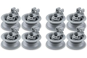 Fokroin 8 Rollen für Spülmaschinenkorb, 30mm Spülmaschinen Rollen, Korbrollen Geschirrspüler, Unterkorb Rollen, Korbrollen Geschirrspüler für Oberkorb in Bosch,Siemens, Neff, BekoSpülmaschine