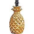 MiniSun | Contemporary Pineapple Design Table Lamp Base in a Gold Effect Finish | Table Lamps, Home Décor & Improvement Essential