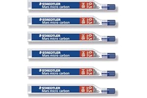 Staedtler Mars Micro Carbon 250 0.5 mm HB - Portamine, mine HB - 6 tubi/confezione (72)