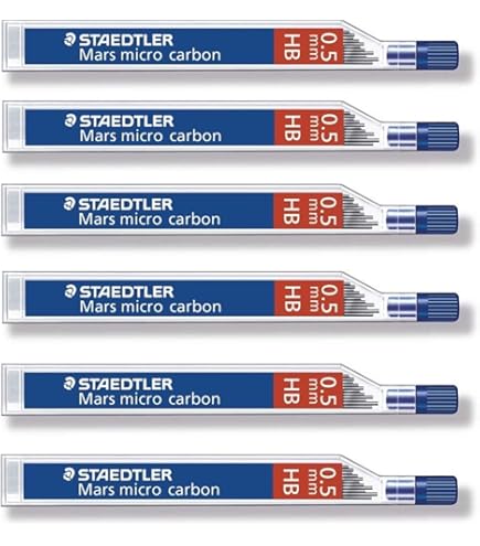 STAEDTLER Ars Icro Carbon 250 0.7 2B - Recharges De Ine De Crayon