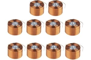 VIGAN Lot de 5/10 bobines de lévitation magnétiques en cuivre de haute qualité pour expérience d'induction électromagnétique 19x12 mm (10)