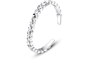 VIKI LYNN Zehenringe Sterling Silber 925 einstellbare Heckring Verstellbarer Midi-Gelenk-Knöchelring Geschenk für Frauen Damen