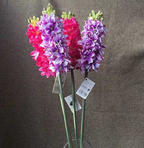THWS Emulation, the floral decorations of the flower hyacinths artificial flowers home ,purple no vase
