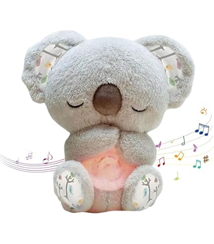 Peluche De Burro Con Movimiento, Sonido Y Luz – Amigo Para Dormir Con Respiración Suave, Ideal Para Calmar A Los Niños Y Decorar La Habitación
