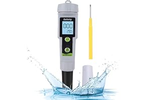 MUMISUTO Testeur De Salinité 0-199.9 Ppt Testeur De Sel Pour Piscine Compteur De Sel De Piscine Testeur Salinité Piscine De Type Stylo NuméRique Pour Les Tests De Salinité De L'Eau De Mer/De L'Eau SaléE