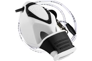 Fox 40 Epik - Fischietto CMG (con gommino per l'imboccatura) con cordino da collo, White