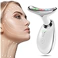 Yofuly Face Massager, Beauty Device for Face and Neck, Double Chin Remover with 3 Modes, 45°C Face Device Skin Tightening & Lifting, EMS Face Massage for Women Men, White