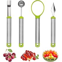 Stylebest Couteau à Fruits En Acier Inox - Découpe Facile Et Créative Pour Fruits Et Légumes | Design Triangulaire