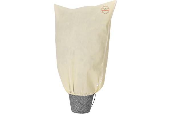 Gardebruk Housse de Protection pour Plantes 200x240cm 70g/m² Fermeture éclair Voile d'hivernage bâche de Protection Beige