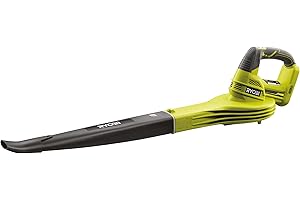 RYOBI 18 V ONE+ Akku-Laubgebläse OBL1820S (Luftgeschwindigkeit 245 km/h, Luftmenge 2,6 m³/min, ohne Akku & Ladegerät im Karton)