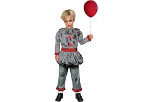 amscan Childs Boys Bad Clown Halloween Fancy Dress Costume