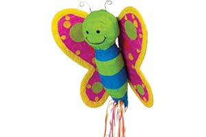 AMSCAN (BOX20) Pull Pinata - Butterfly